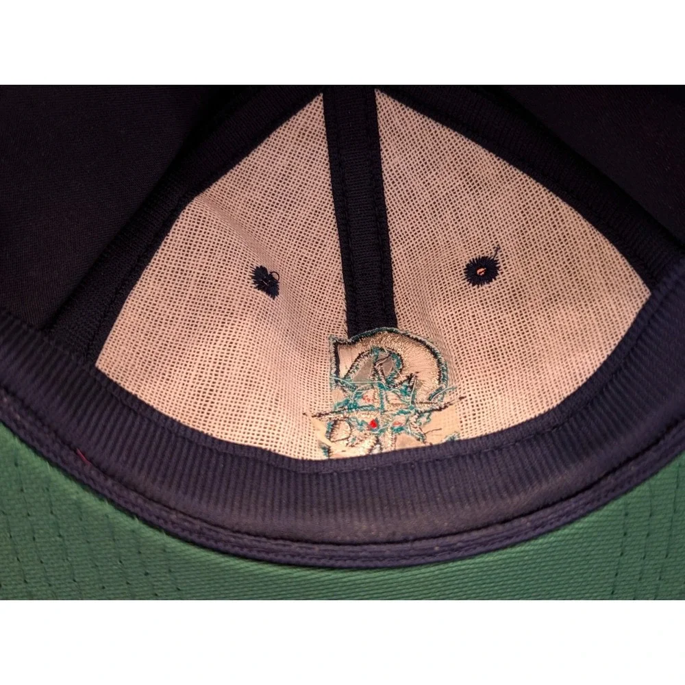 Vintage 90s Seattle Mariners Cap Eds West Snapback MLB Baseball Navy